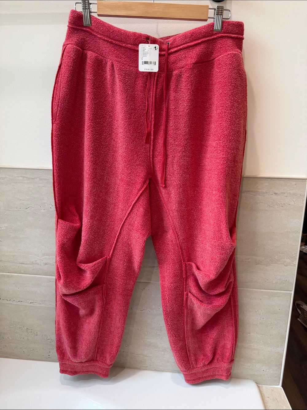 Free People Berry Terry Jogger Pants